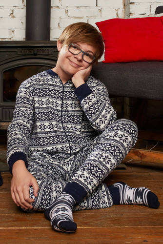 Піжама-кігурумі для хлопчика Alaska Italian Fashion- темно-синій