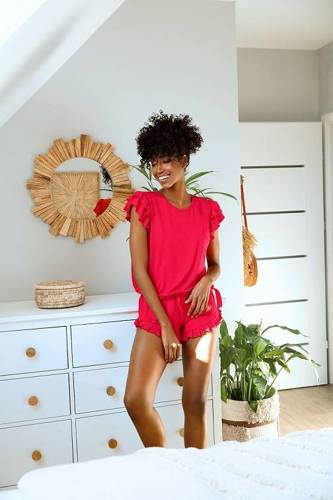 Піжамний комплект Lulu DKaren, - червоний