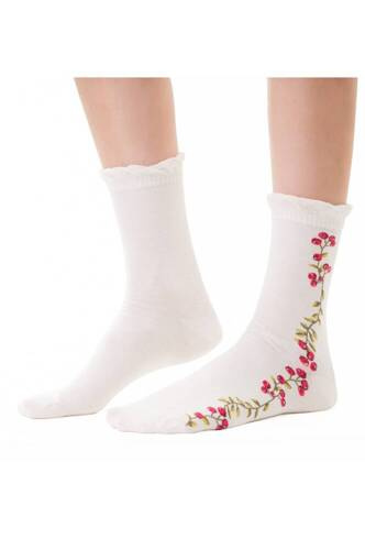 Жіночі шкарпетки ART.017  Planeta Ziemia, - 027 eкрю