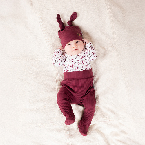 217010 Бавовняний напівповзунок Nicol Alisa у рубчик 56–68