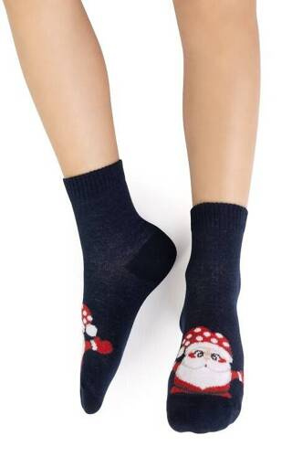 Шкарпетки святкові дитячі Art.014 Steven, - 039 темно-синій