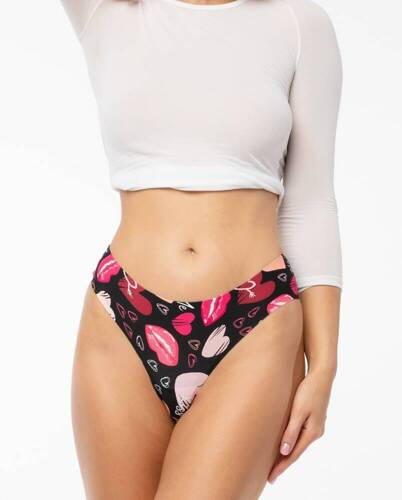 Жіночі трусики Kiss Me Simple Brasil  Julimex - чорний