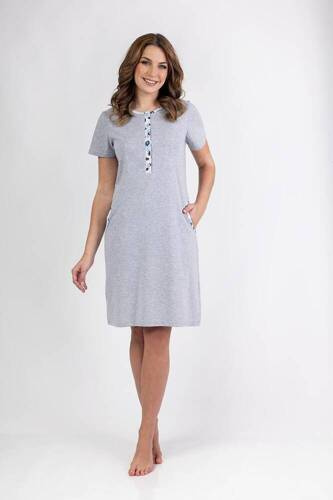 Нічна сорочка жіноча 155 Regina, - сірий