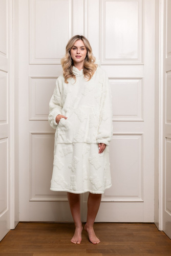 Miśka Жіноче худі-плед з капюшоном Italian Fashion, - тепле, ведмедики