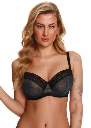 2413 Жіночий бюстгальтер Lupoline – зелено-чорний