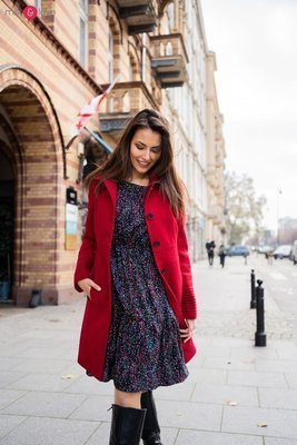 Сукня для вагітних і годуючих жінок Lovely Dress Milk&Lovе, - темно-синій/принт