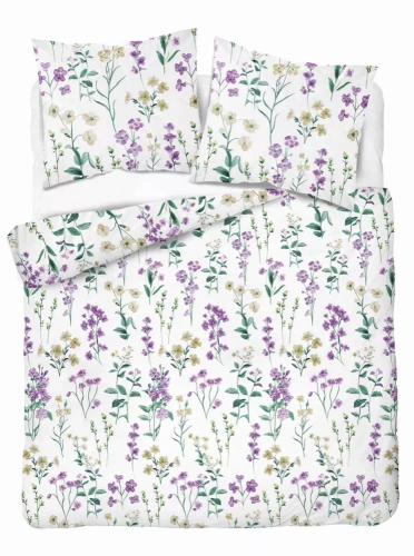 5634 B Detexpol Pastel Flowers – фланелева постільна білизна з бавовни