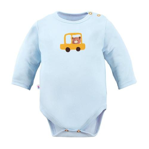 Дитяче боді з довгим рукавом Сarts & Bears Eevi, - блакитний