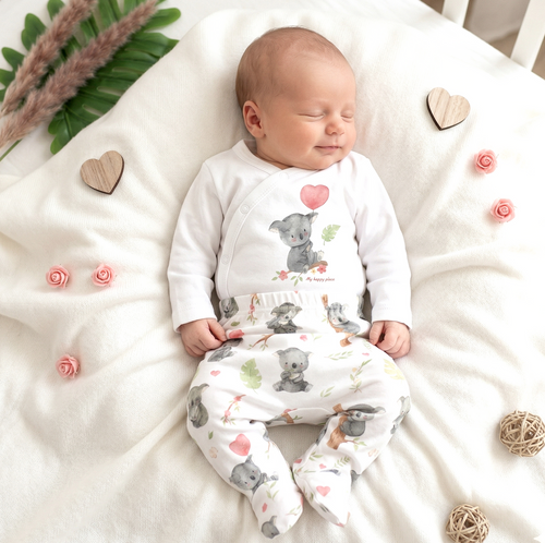 Боді Nini 100% Koala органічна бавовна, вироблено в Польщі