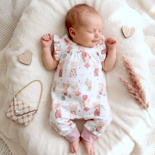 Nini Сліпери для немовлят Little Mouse 100% органічна бавовна, Польща