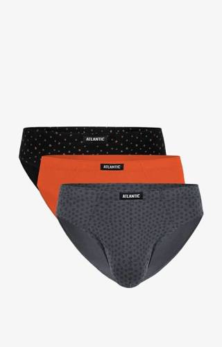 Чоловічі труси-сліпи 3MP-100 A'3 Atlantic, - сірий, помаранчевий, чорний
