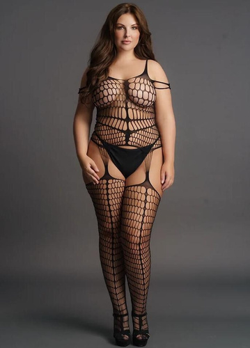 Bodystocking DES021 Le Désir plus size сексуальне боді з сітки