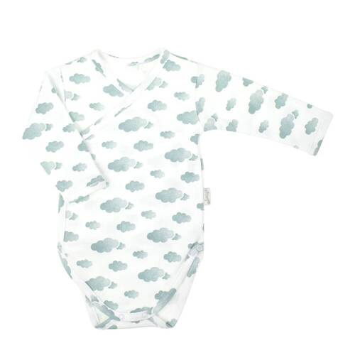 Дитяче боді на запах з довгим рукавом 205096 Liam Nicol