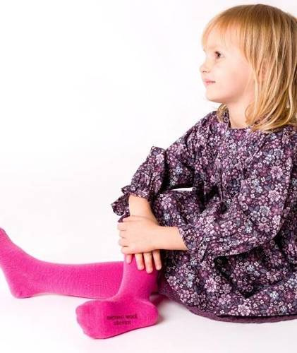 Колготки для дівчинки art.130 Merino Wool Steven, -  001 рожевий