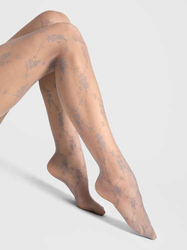 Колготи Fiore Rosalia G6132 20 den квітковий візерунок матові