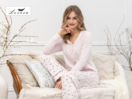 Піжама жіноча Afra 1617  Leveza, - світло-рожевий