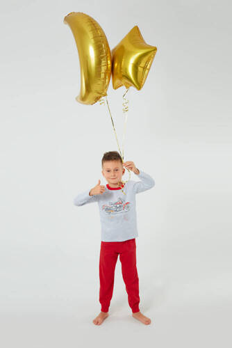 Піжама дитяча Junak Italian Fashion ,- світлий меланж/ червоний