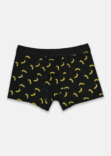 Труси-боксерки чоловічі BB006 Noviti, - чорний/банани