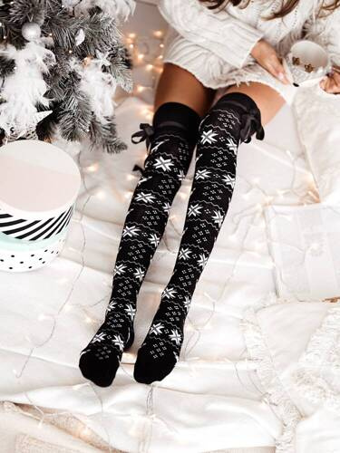 Заколінки жіночі 1139 Milena, - чорний