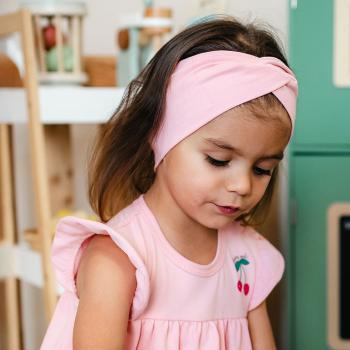 Opaska z kokardką SIMPLY COMFY - bordo