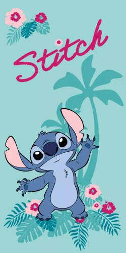 Lilo and Stitch  пляжний рушник „Hawaii” | Disney Jerry Fabrics, - Ліло і Стіч, 100% бавовна