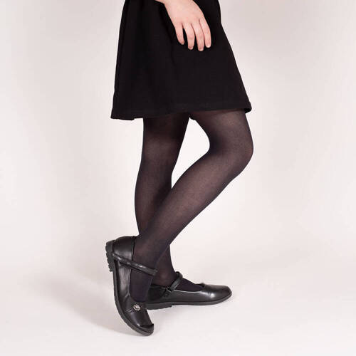 Дитячі гладкі колготки 40 den 141751 Nicol -чорний