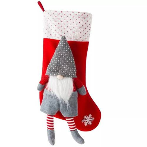Різдвяна панчоха 100 Skrzat Eurofirany, - червоний