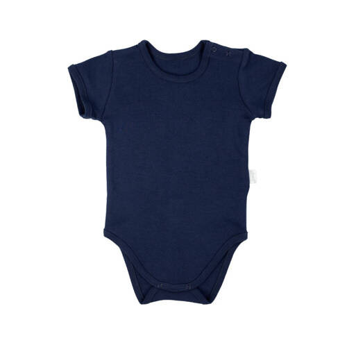 Дитячий боді з короткими рукавами 072 "Basic" Nicol - темно-синій