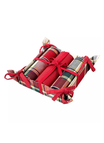 Набір рушників новорічний MRK1500-021 Moraj - сірий