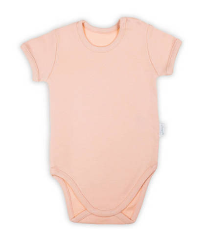 Дитячий боді з короткими рукавами 009 07 "Basic" Nicol - рожевий