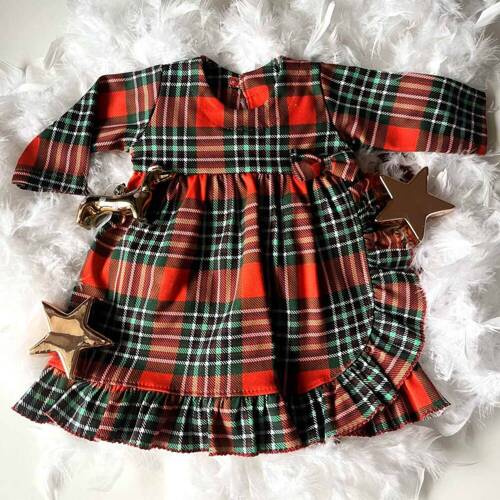 Сукня з довгим рукавом SR01 Merry Christmas  Mamatti - червоний/зелений