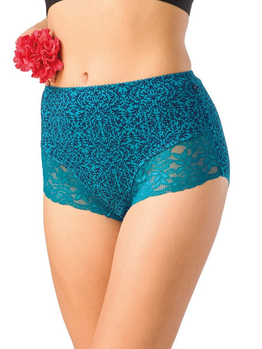 Жіночі трусики Key LPF 501 B26 Maxi Bikini з бавовни та мережива, 2 шт.