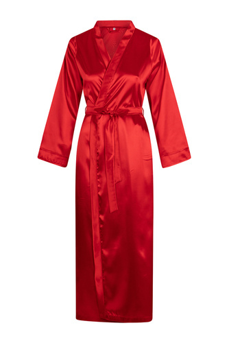 Eunika Халат жіночий довгий ByShelly - червоний