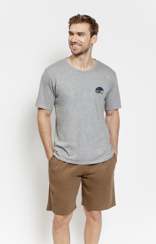 Чоловіча піжама 3576 Gabriel з бавовни – коротка, з кишенями