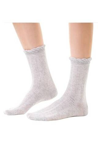 Жіночі шкарпетки ART.066 Comet 3D, - 009 світло-сірий меланж