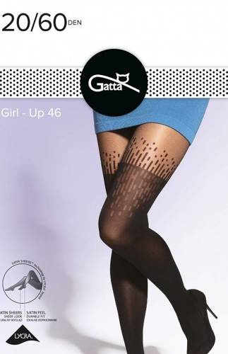 Жіночі колготки Girl-Up 20/60 den wz.46 Gatta, - nero