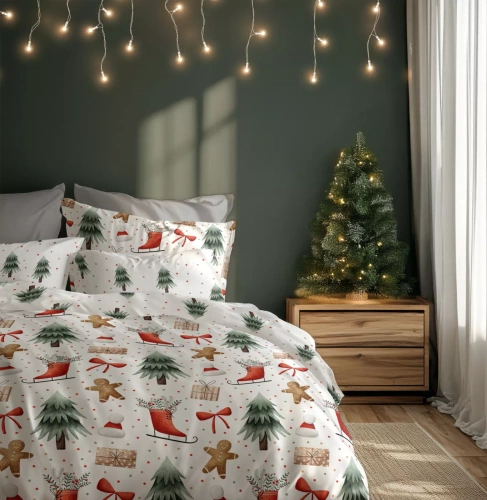 Святкова двостороння постіль Scandic 078 Faro