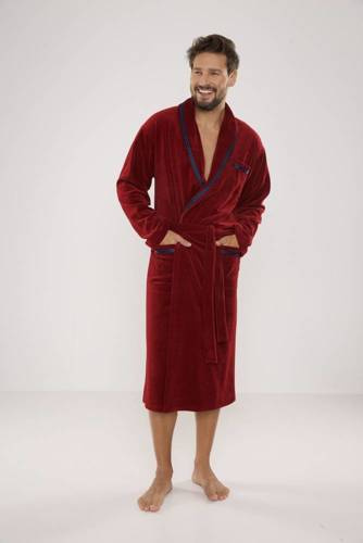 Халат чоловічий 666 Ronaldo  De Lafense - бордовий