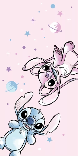 Lilo and Stitch  пляжний рушник Kids25 | Disney Jerry Fabrics, - Ліло і Стіч, 100% бавовна