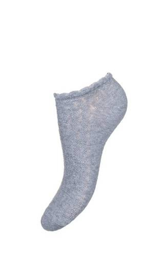 Жіночі короткі шкарпетки 0163 Ażur Milena, - сірий