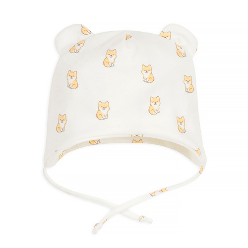 Magic Vibes Czapka niemowlęca z naszywką - żółty