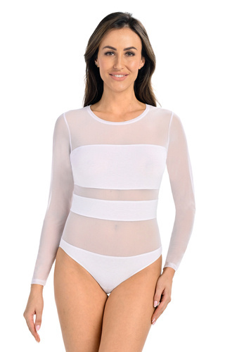 Боді жіноче 2405 Stripy Teyli -білий