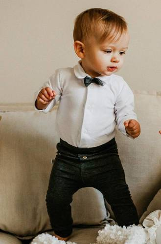 Боді-сорочка для хлопчика Ceremony Eevi, - білий