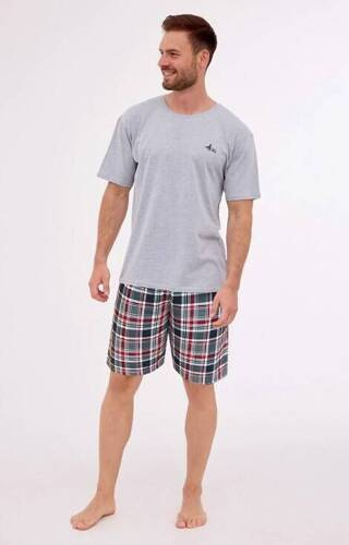 Піжама чоловіча 326/284 Wild Horse 3 Cornette, - світло-сірий