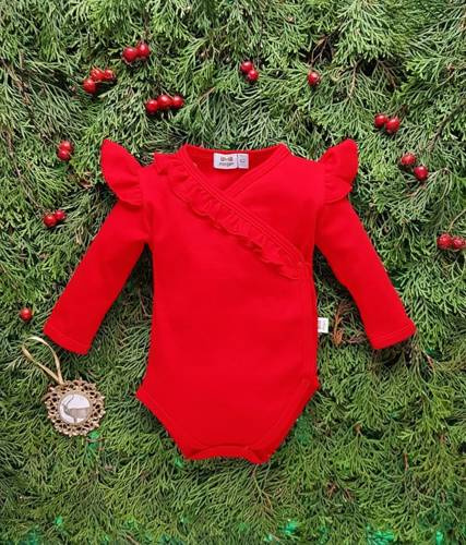 Дитяче боді для дівчинки 332 La Bonita Marija, - червоний