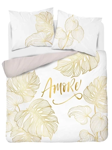 Бавовняна постільна білизна 4718 A Holland 71 Detexpol, - білий