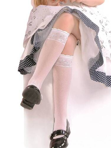 Підколінки для дівчинки DR 0010 Pola Knittex, - bianco