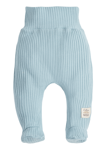 Повзунки дитячі в рубчик "Natural Harmony" Makoma ,- бірюзовий