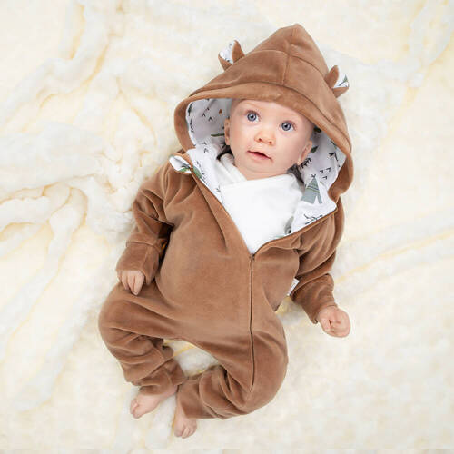 Утеплений дитячий чоловічок 141294 Nicol - коричневий