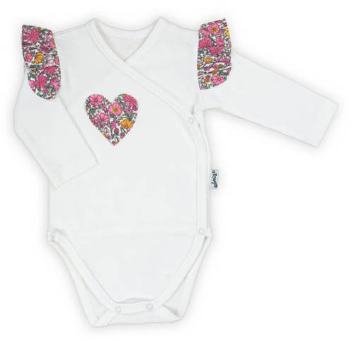 Дитяче боді на запах з довгим рукавом 193098 Lea Nicol